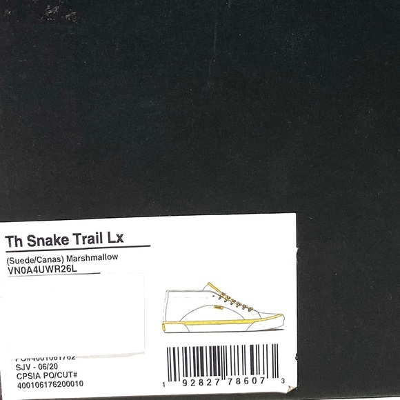 💖MEGA SALE💖VANS X TAKA HAYASHI SNAKE TRAIL LX Women  Marshmallow  VN0A4UWR26L - Picture 8 of 9